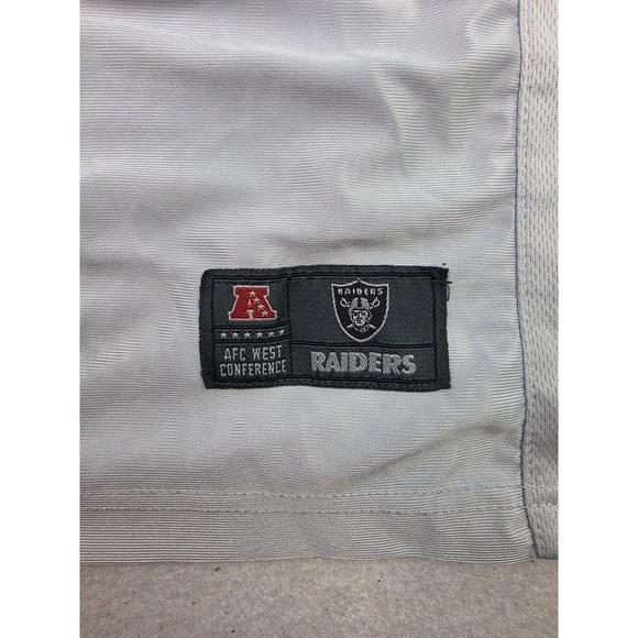 Las Vegas Raiders AFC West Football Jersey White Men's Size S Oakland **READ** - Picture 9 of 14
